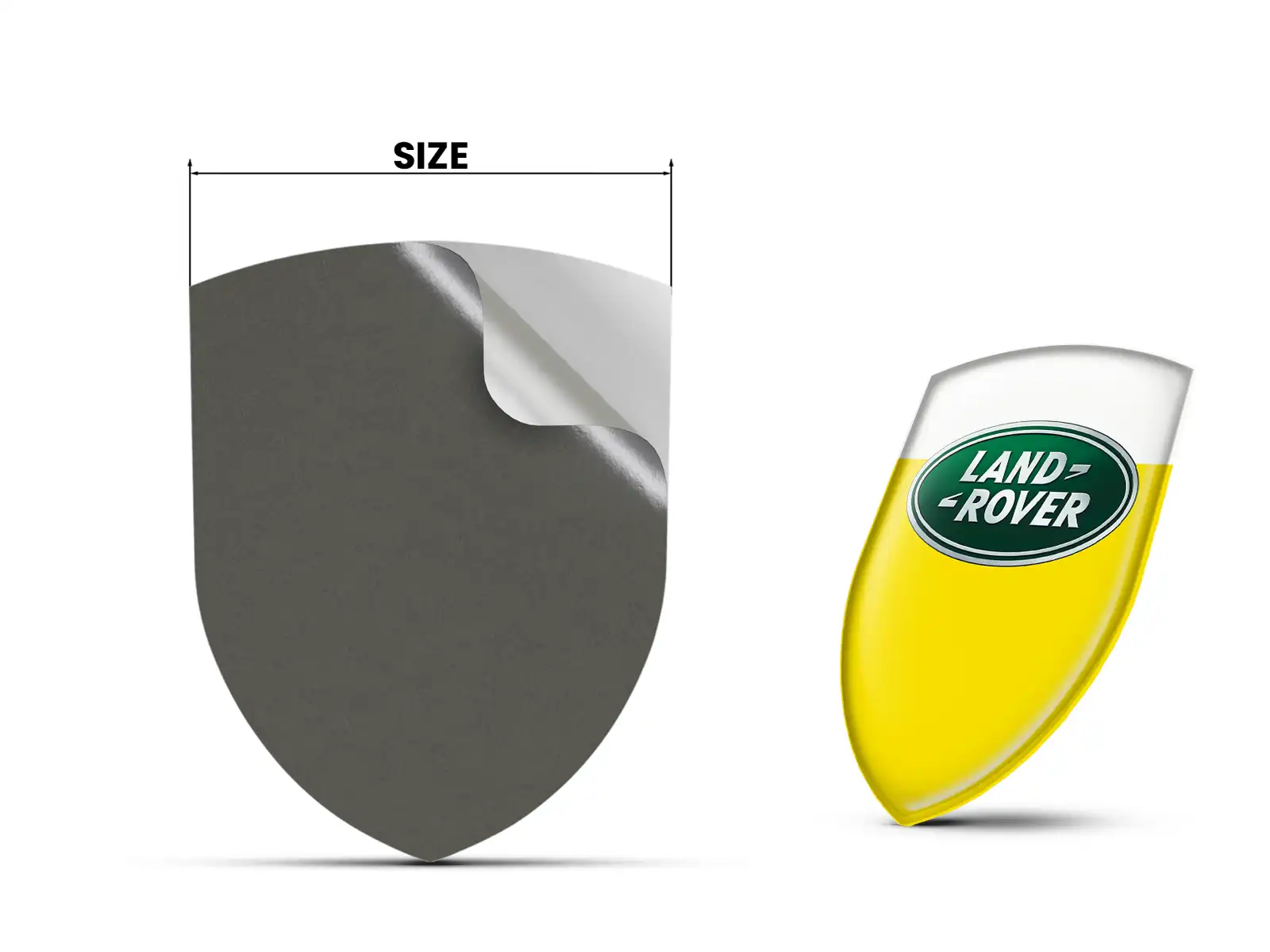Land Rover Adesivi Logo Aziendali Resistenti Personalizzabili Pro